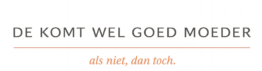 Logo de komt wel goed moeder, over nuchter moederschap en werk gezin balans